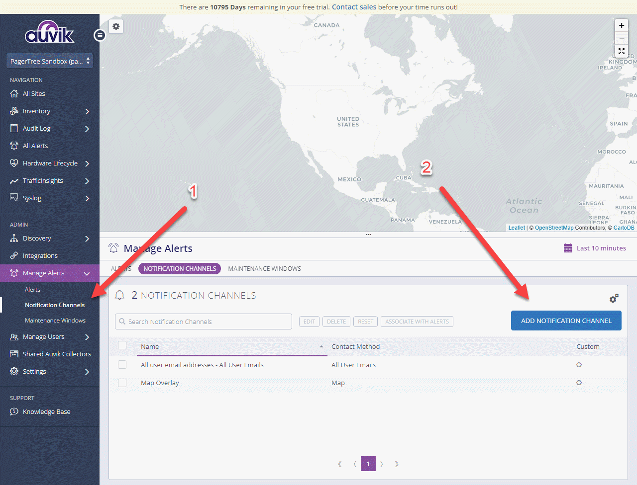 Auvik Dashboard